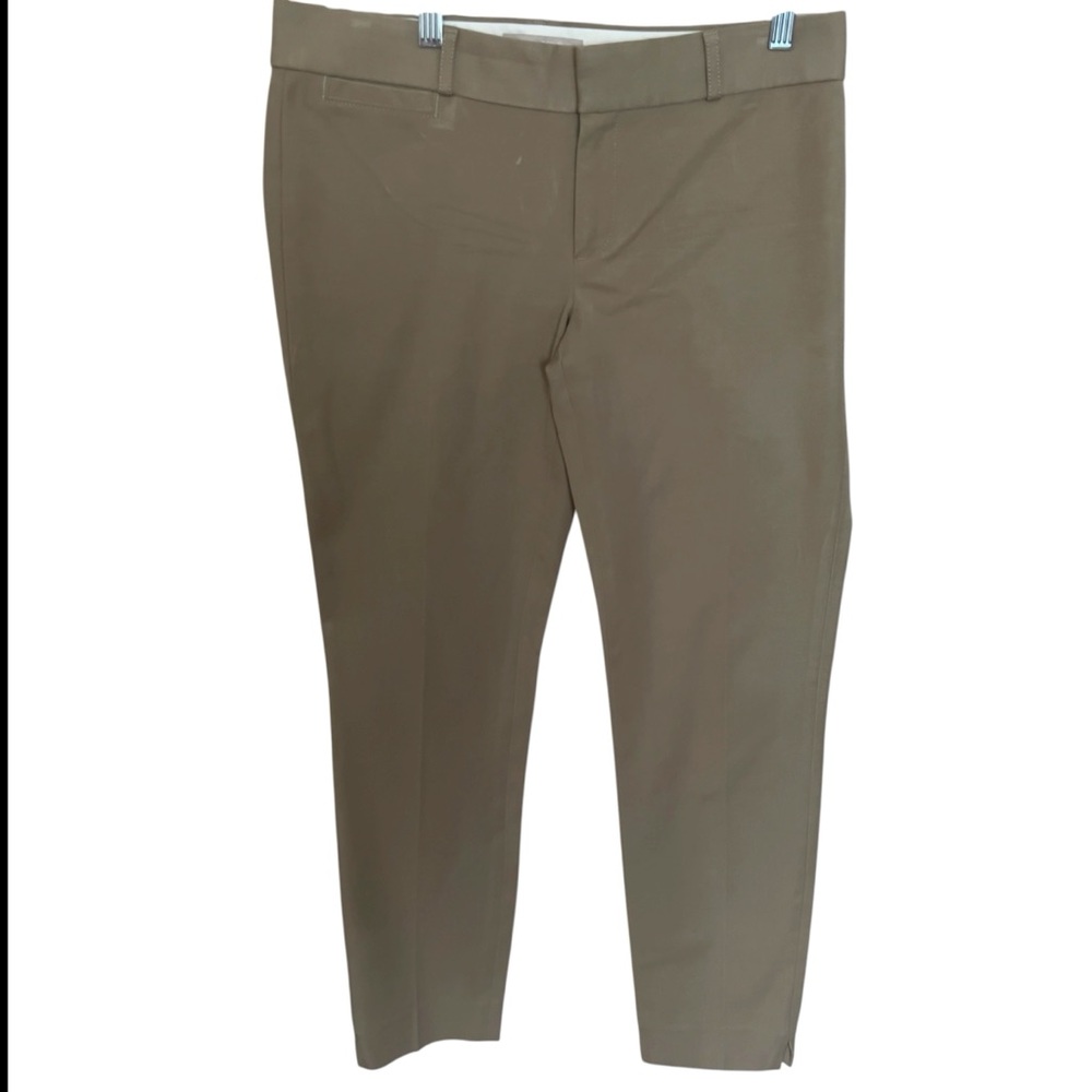 Banana Republic Women's Tan Bi-stretch Skinny Sloan Ankle length Pants Size 4
